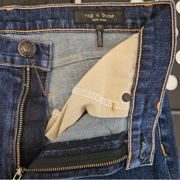 Rag & Bone Heritage High-Rise Cigarette Denim Jeans | Women's 29 - Picture 6 of 14